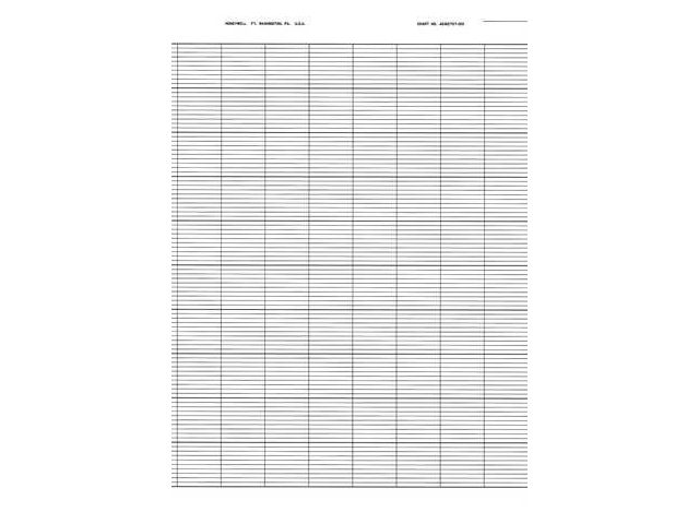 Fanfold chart paper 46182707-001 Honeywell - Item1
