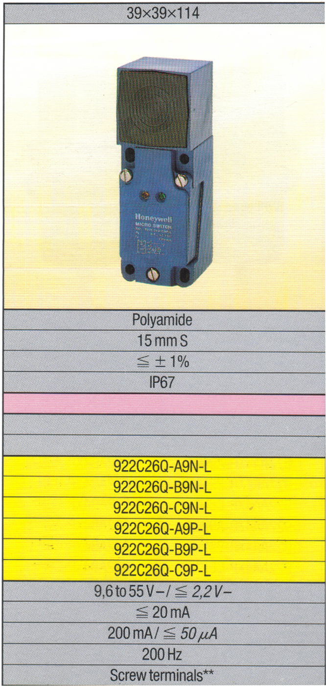 honeywell 922c26qa9pl - Item2