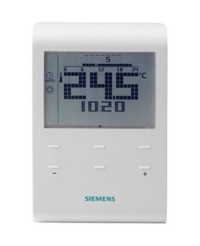 Siemens RDE100.1RF Programmable wireless thermostat